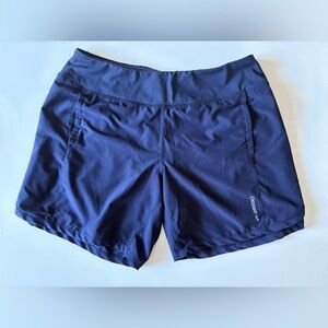 Brooks Navy Blue Running Shorts